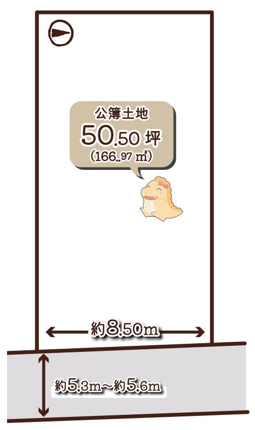 音羽千本町の土地図