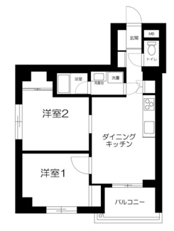 【間取り】 | グランシャリオ国立 | 間取りです。