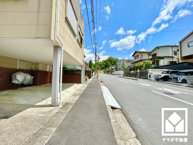宇治市明星町３丁目　2期　2号棟の前面道路含む現地写真|4月27日　現地写真更新