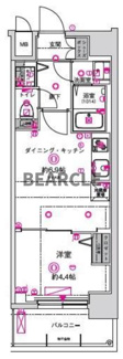 【間取り】 | CREST TAPP 京都太秦天神川dexⅠ