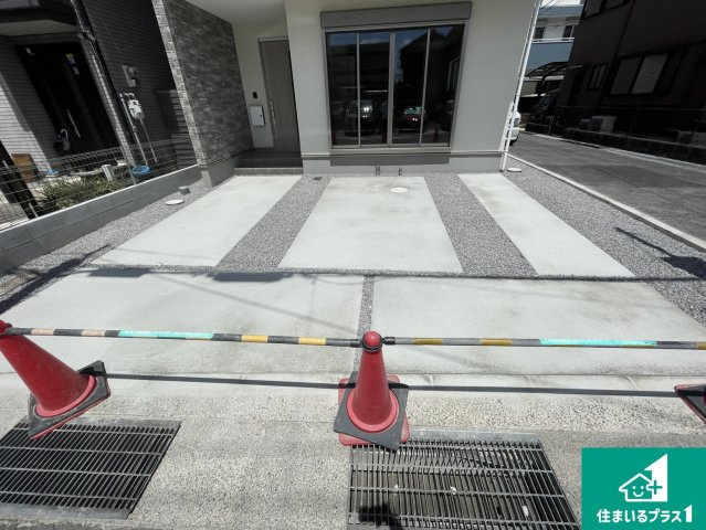 大津市本堅田　第1期　新築一戸建てのその他|駐車スペース！散水栓があるので、こまめに愛車を洗えます！