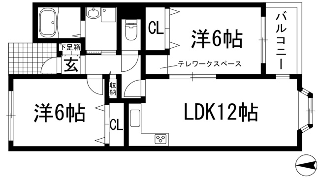【間取り】 | アウフヘーベン東宝塚