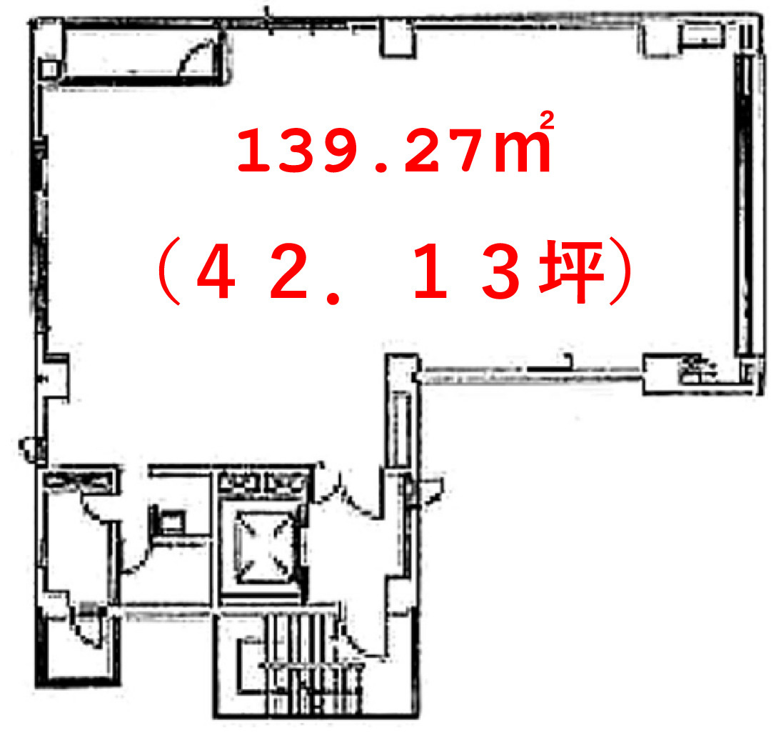 千代田西井ビル ５階の間取り