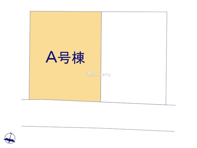つくばみらい市伊奈東　新築戸建　A号棟の区画図