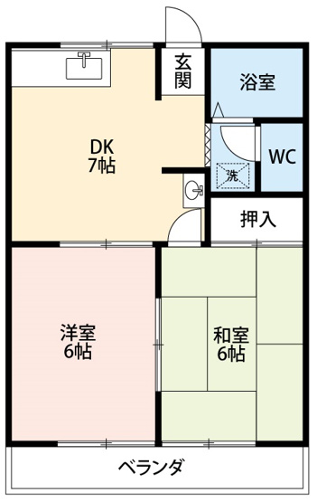 【間取り】 | 成瀬ハイツ
