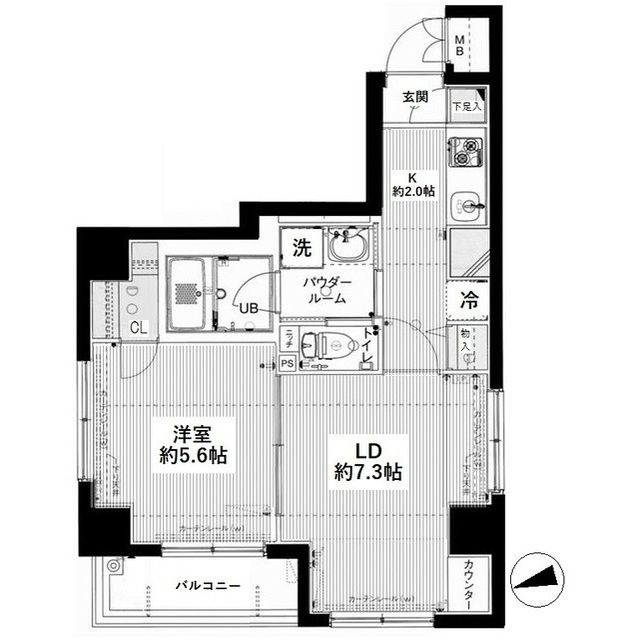 アセンションアイディ浅草の間取り