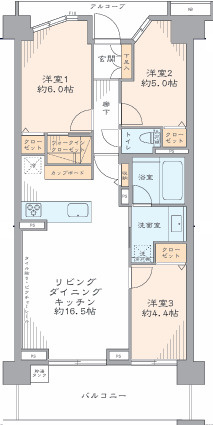 ラヴィアンコート墨田業平の間取り
