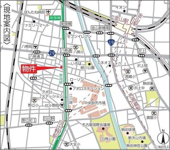 AVANTI　atsutaの地図