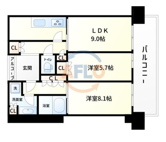 【間取り】 | グラングリーン大阪THE NORTH RESIDENCE　扇町小学校 | グラングリーン大阪THE NORTH RESIDENCE　間取り