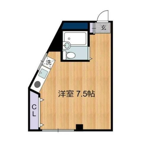 コーポ稲村の間取り