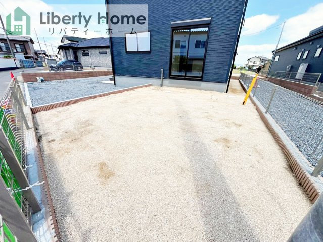 第1常総市収納谷　新築戸建　1号棟の庭