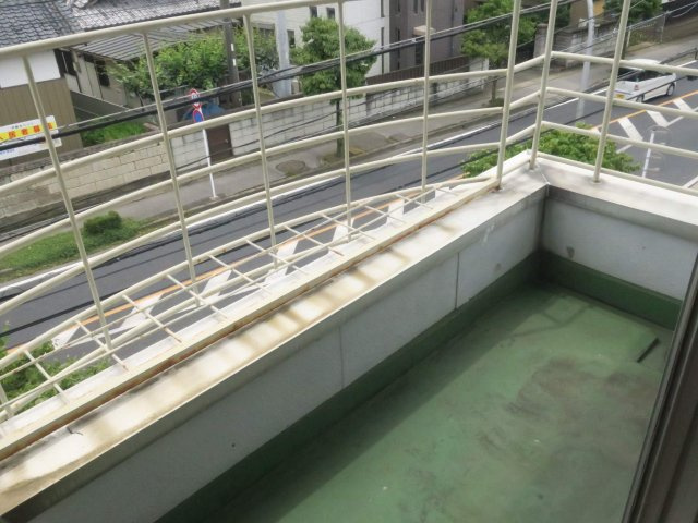 あけぼのハイツのバルコニー