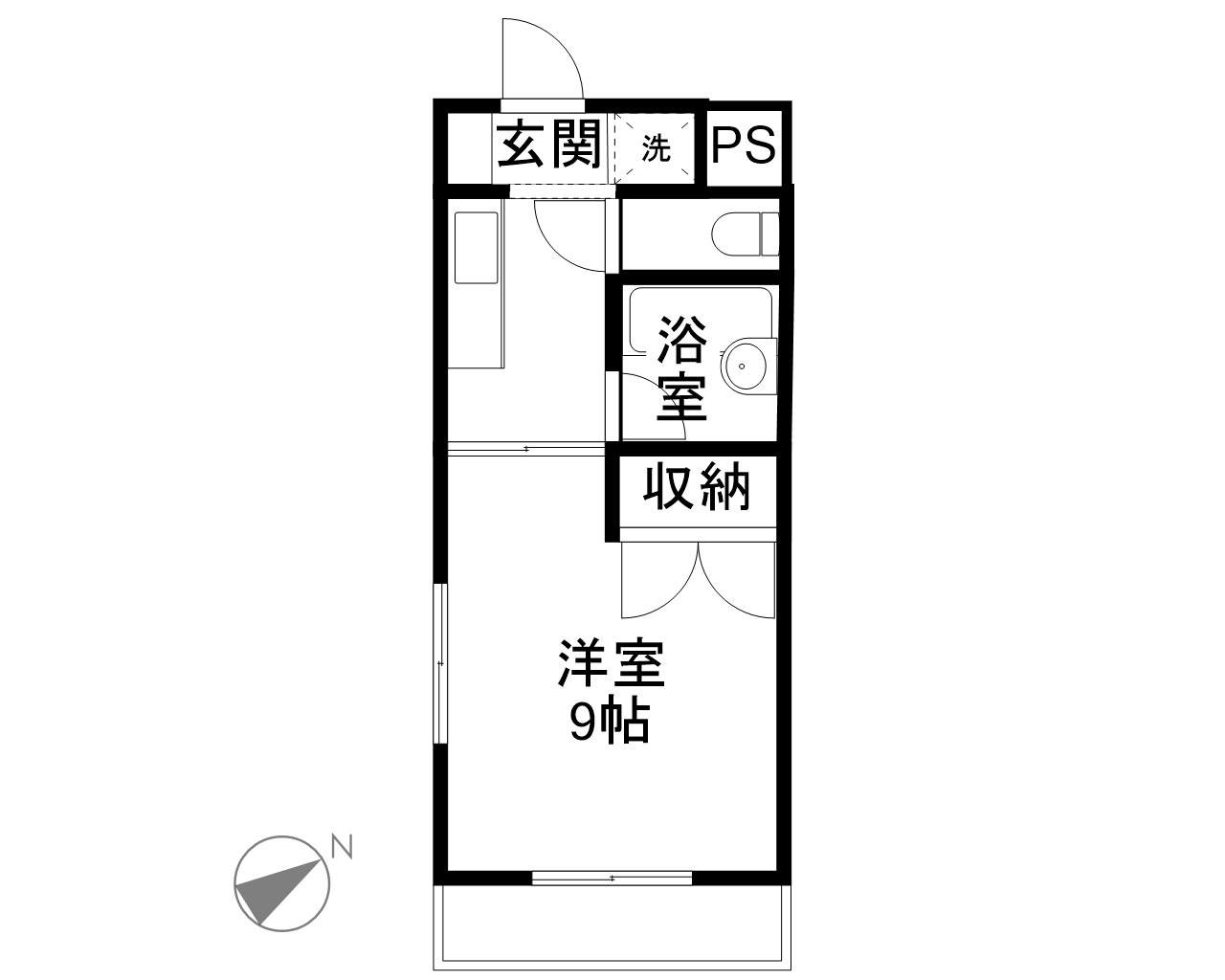 あけぼのハイツの間取り