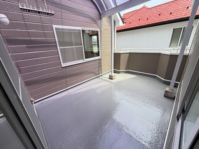 草津市追分2丁目　中古戸建のバルコニー