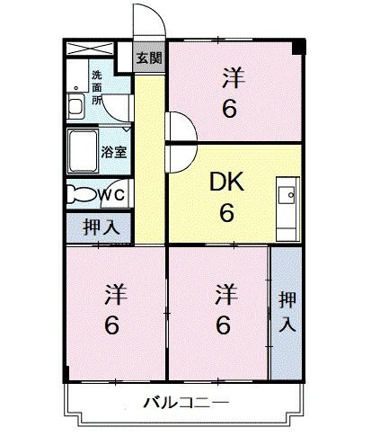 マリッチ久米川の間取り