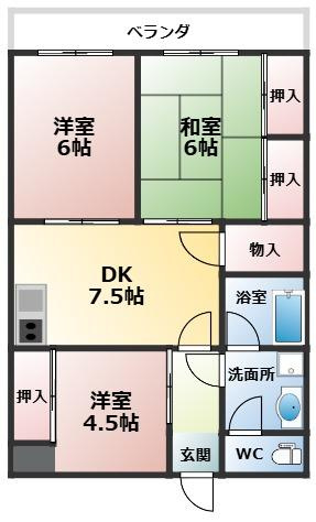 大正ビルの間取り