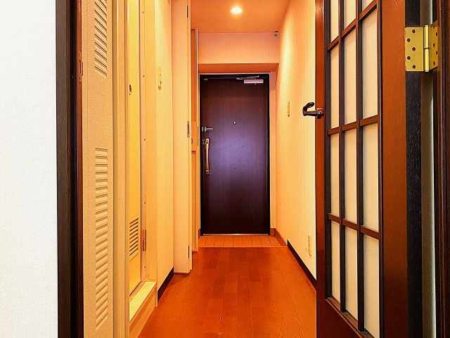 ライオンズマンション片瀬白田の玄関