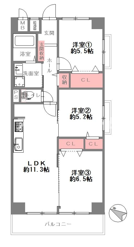 チサンマンション高槻の外観|外観です