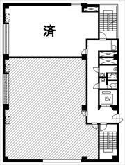 清月堂本店ビルの間取り| 
