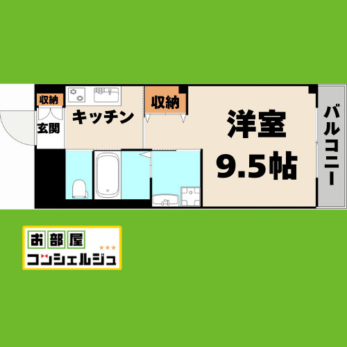 ラ・プラース古出来の間取り