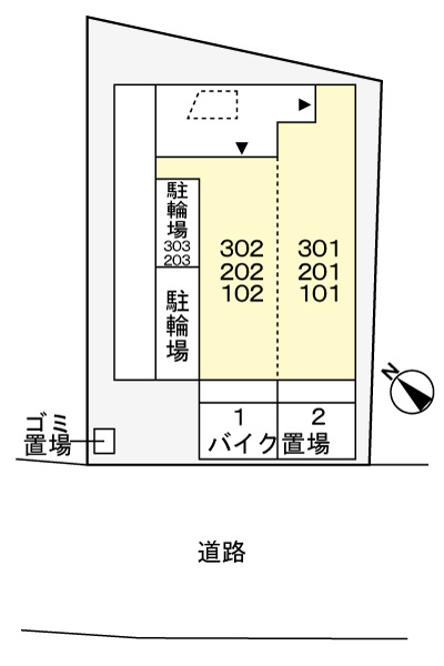 グランツの駐車場|駐車場