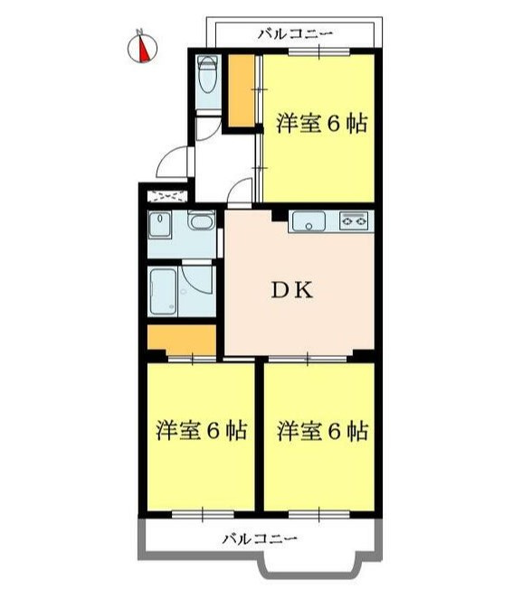 スカイマンション浦安Ｂの間取り