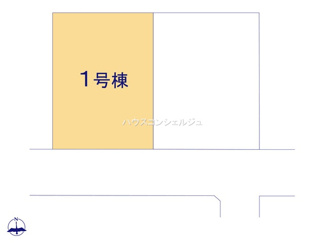 【区画図】 | 名古屋市守山区大字中志段味字西原2787-4【仲介手数料無料】新築一戸建て　1号棟