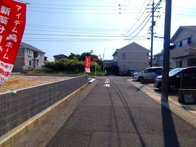 緑区藤塚1丁目　売地　2号地の前面道路含む現地写真|現地写真　※令和8年4月18日撮影