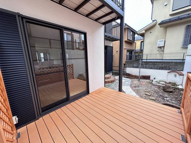 大津市池の里　中古戸建の庭
