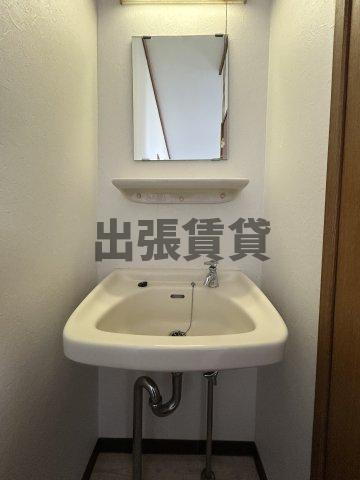 仲介手数料0円！！シティハイムヤナギハラの独立洗面台