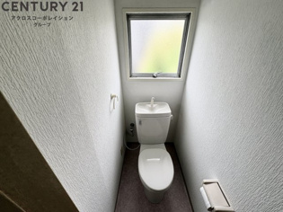 ゆったり落ち着けるトイレです