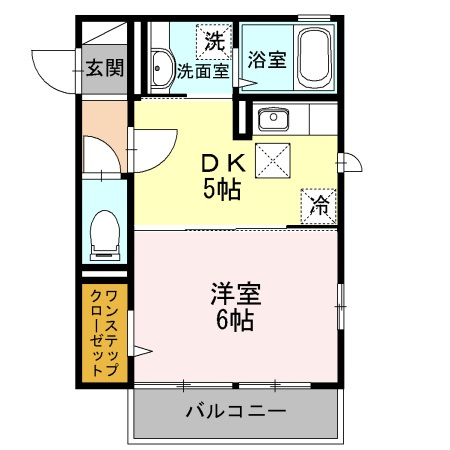 ディオネ茅ヶ崎の間取り|間取りです。