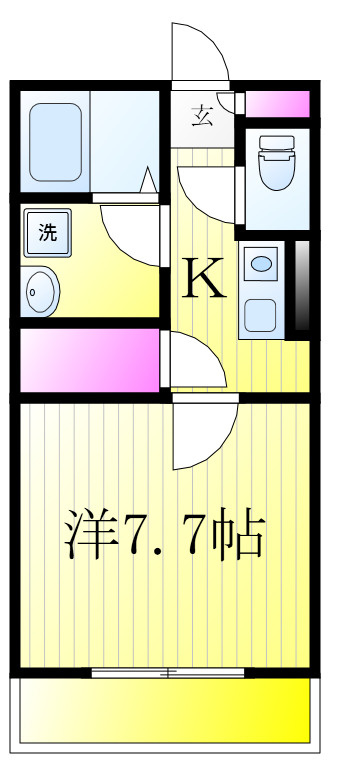 ＣＥＲＥＺＯ五香の間取り