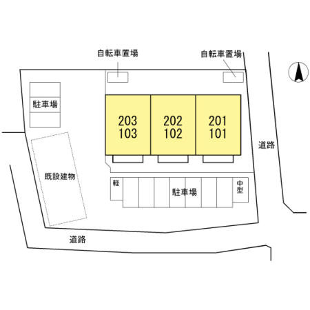 セジュール フカヤ　　刈谷市の賃貸ならクラスホーム刈谷店の駐車場