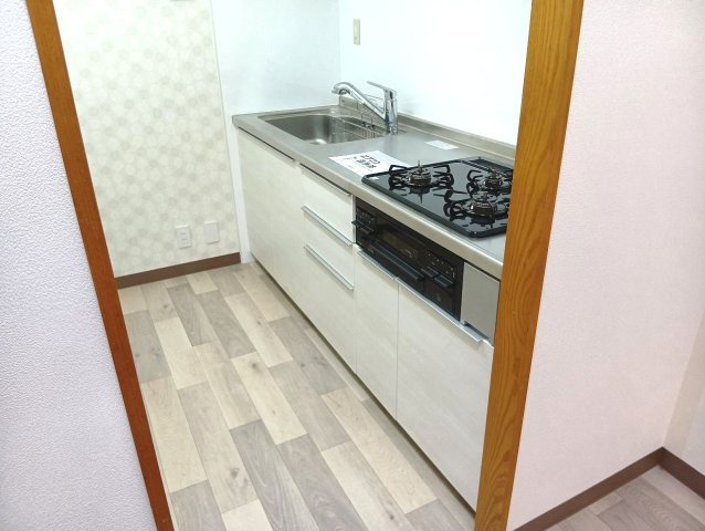 第一レジデンスの独立洗面台|独立洗面化粧台が付いています