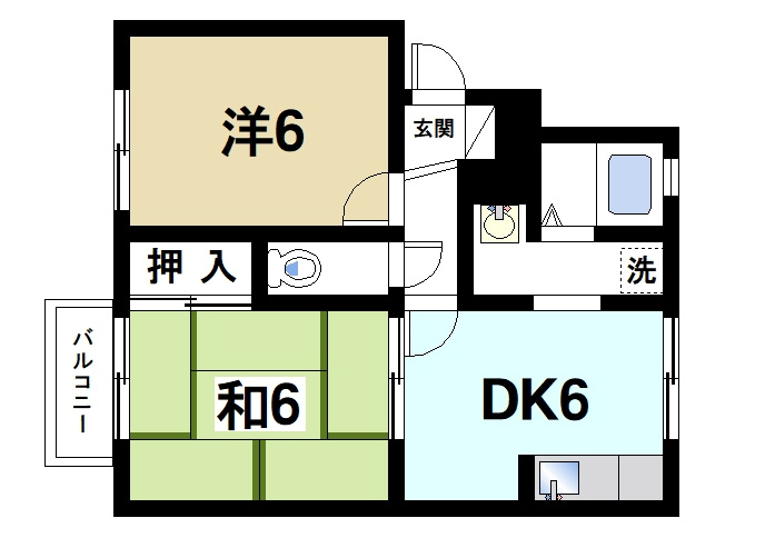 グランプロスペールの間取り|振り分け間取りです