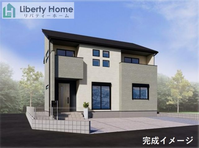 古河市上辺見　１号棟　新築戸建の完成予想図