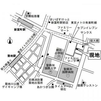 【地図】 | MANOR HOUSE Akashicho(マナーハウス明石町)