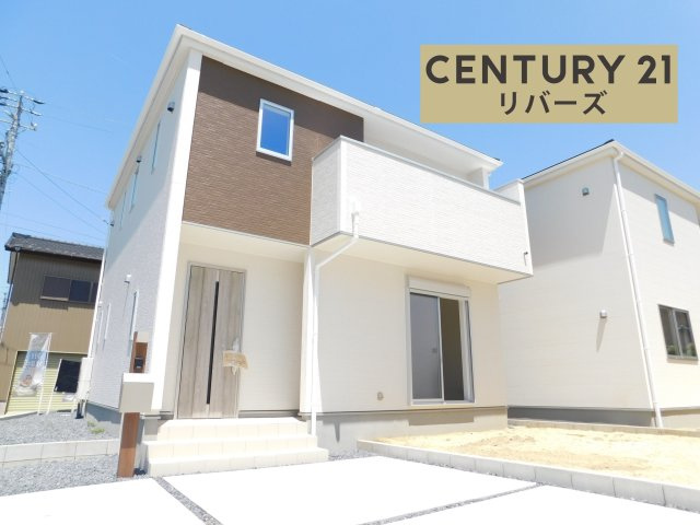 津島市宇治町字茶ノ里の新築一戸建の外観|☆２号棟☆ 　　新価格！！いつでもご案内出来ます♪（お問合せ当日、平日、水曜、夜間でもＯＫ）　角地！　敷地５１．４３坪！　長期優良住宅♪　駐車楽々並列２台ＯＫ！　南に広い庭付き♪　ＷＩＣ３ヵ所完備！