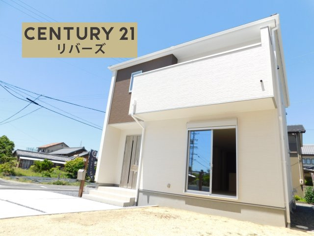 津島市宇治町字茶ノ里の新築一戸建の外観|☆２号棟☆ 　　新価格！！いつでもご案内出来ます♪（お問合せ当日、平日、水曜、夜間でもＯＫ）　角地！　敷地５１．４３坪！　長期優良住宅♪　駐車楽々並列２台ＯＫ！　南に広い庭付き♪　ＷＩＣ３ヵ所完備！