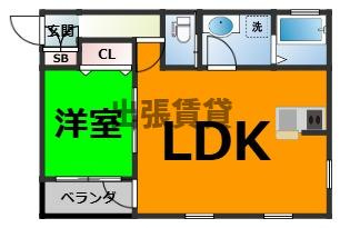 仲介手数料0円！！DEVELD金城の間取り