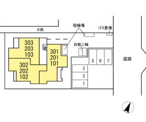 プリドの区画図