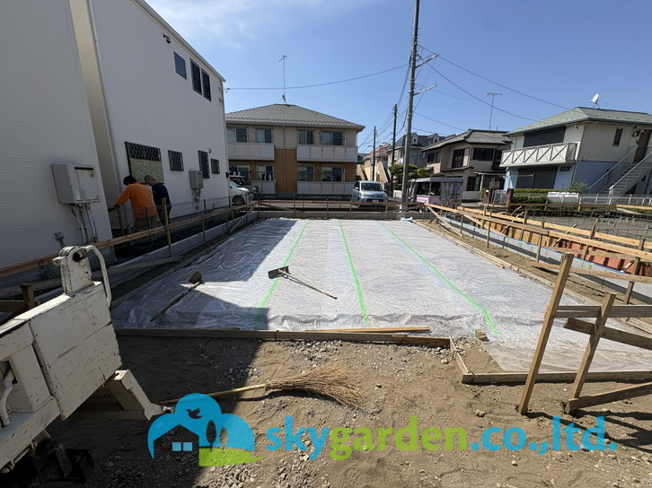 藤沢市辻堂新町5期　新築戸建　全2棟1号棟の外観