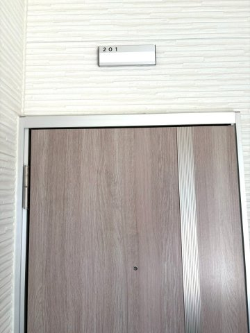 【玄関】 | 今井町共同住宅(仮) | ドアの上に号室プレート
