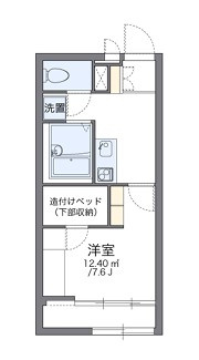 レオパレスバンビーノ花輪の間取り