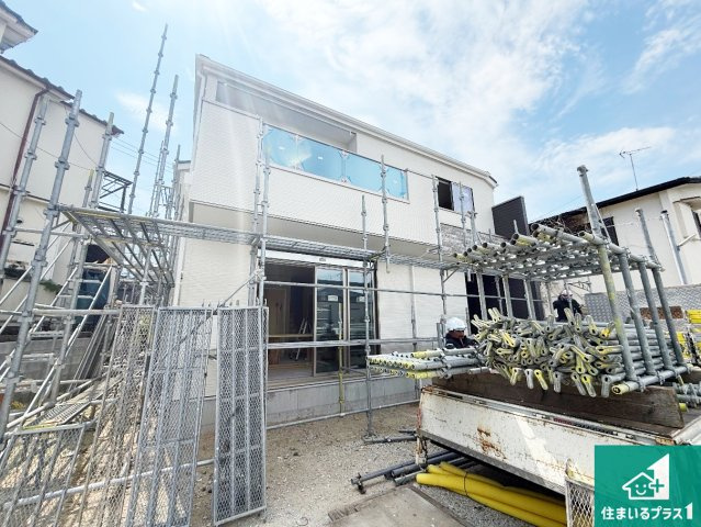 羽曳野市南恵我之荘　第1期　新築一戸建ての外観|現在の進捗状況です！順調に作業進行中、完成が待ち遠しいです！詳細の間取り等、お気軽にお問い合わせください！
