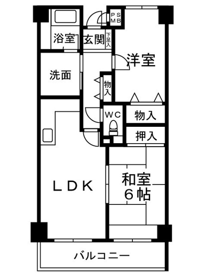 【間取り】 | ＰＲＩＭＥ ＣＯＵＲＴ