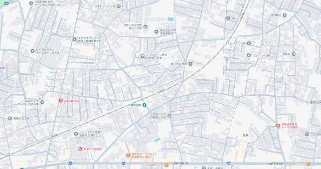 和歌山市有本　第3期　新築一戸建ての地図