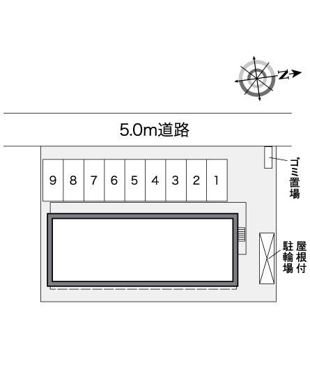 レオパレスフリーダムの区画図
