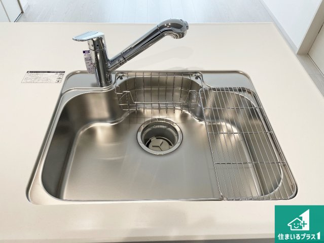 ★宇治市明星町　第2期　新築一戸建ての設備|広々としたシンクで食器洗いも楽々！